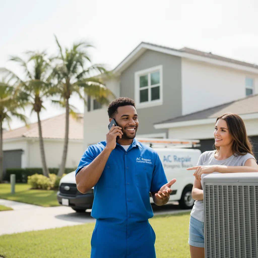 AC Repair Pompano Beach customer support in Wolcott